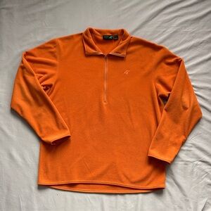 Vintage EMS Orange Fleece Quarter-Zip Pullover Men’s XL | Y2K Gorpcore
